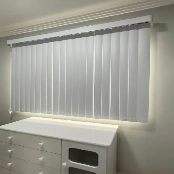 عمودية (7) ستائر شرائح عمودية حديثة للتحكم في الإضاءة