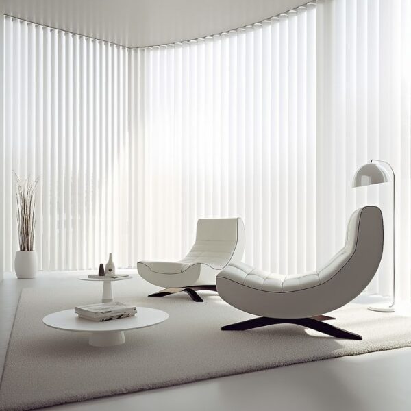 Sheer Viole Wave Curtains ستائر شيفون